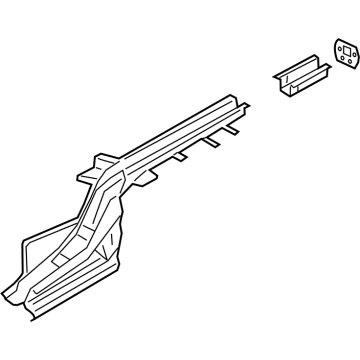 Mazda BDWP-54-810F Frame(Left), Rear Side