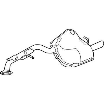 Mazda 5 Exhaust Pipe - L829-40-100