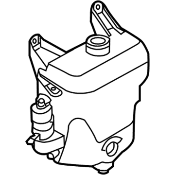 Mazda RX-8 Windshield Washer Fluid Reservoir - FE01-67-481B