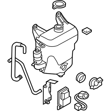 Mazda RX-8 Windshield Washer Fluid Reservoir - FE01-67-480B