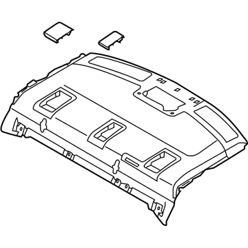Mazda GJL1-68-3A0G-02 Package Tray Trim