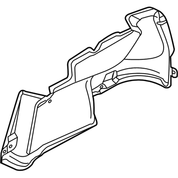 Mazda GHK1-68-850 Trunk Side Trim
