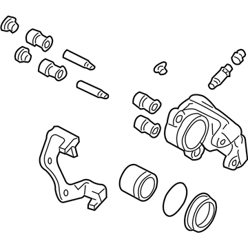 Mazda Tribute Brake Caliper Repair Kit - ZZDL-33-61X
