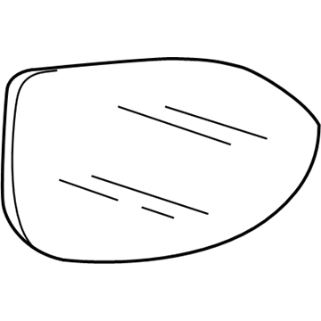 Mazda GEG1-69-1G1 Mirror Glass