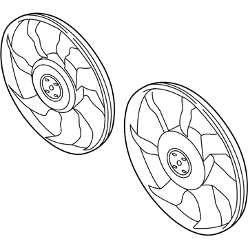 Mazda 3 Radiator fan - PE21-15-140
