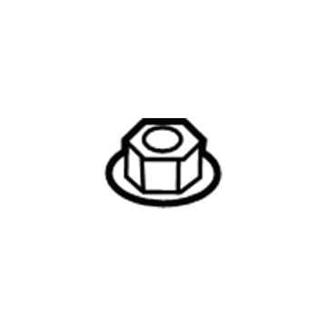 Mazda 9YB0-41-025A Motor Mount Nut