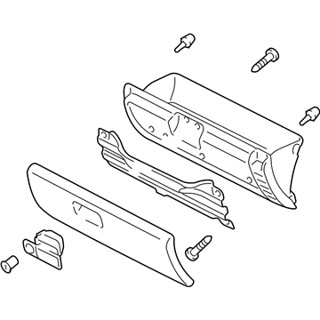 Mazda 6 Glove Box - GP9A-64-030B-02