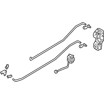 Mazda Protege Door Latch Assembly - B25D-72-310D