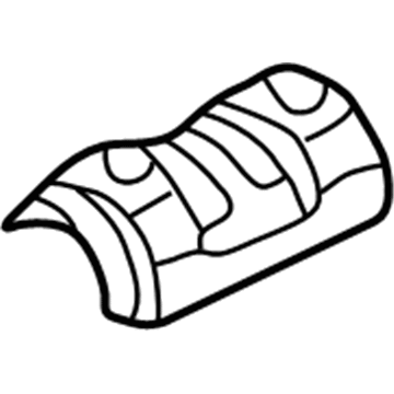 Mazda Exhaust Heat Shield - ZM01-40-811A