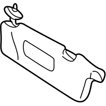 Mazda 626 Sun Visor - GG2K-69-320B-27
