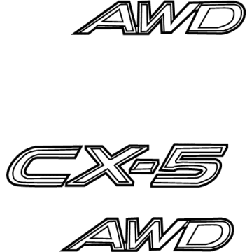 Mazda CX-5 Emblem - KSD9-51-720A