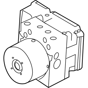 Mazda ABS Pump And Motor Assembly - BBY7-43-7AZD