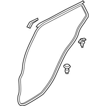 Mazda CX-3 Door Seal - D10E-73-760