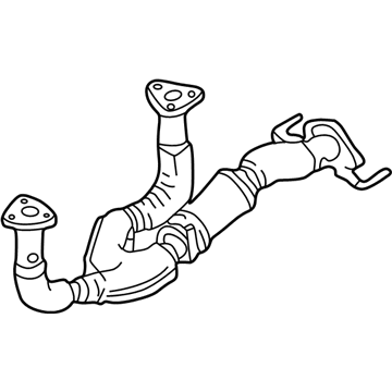 Mazda 626 Exhaust Pipe - KL72-40-500
