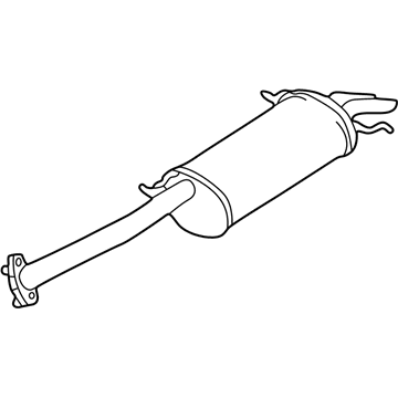 Mazda 626 Exhaust Pipe - KL72-40-100B-P2