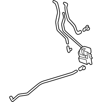 Mazda Millenia Door Latch Assembly - TB48-58-310