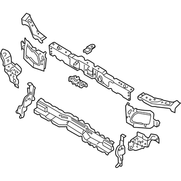 Mazda MPV Radiator Support - LE43-53-110A