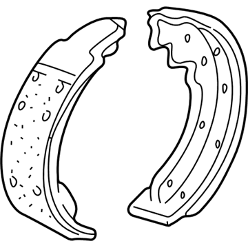 Mazda Parking Brake Shoes - 1F60-26-310
