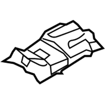 BBM4-53-61XA Mazda Front Reinforcement Illustration 1 of 1