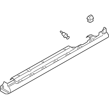 Mazda C236-51-P40D-12 Rocker Molding Mazda C236-51-P40D-12 Rocker Molding