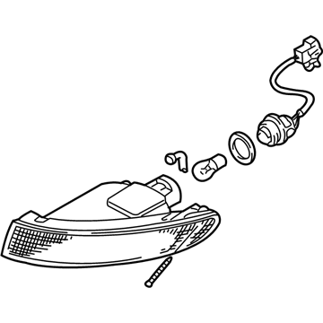 Mazda Millenia Side Marker Light - TC44-51-350A