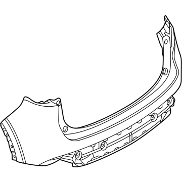 Mazda Bumper Cover - KSD4-50-221B-9U