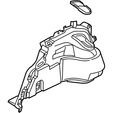 Mazda BHN9-68-870A-02 Trunk Side Trim