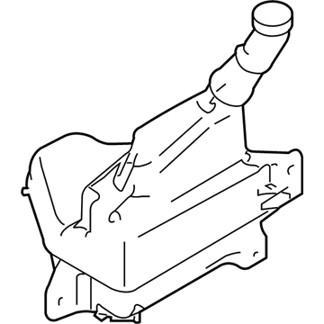 Mazda Windshield Washer Fluid Reservoir - GS3L-67-481A