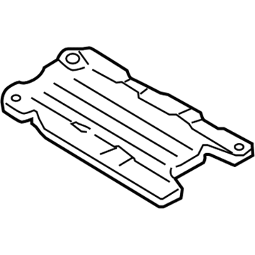 Mazda Oil Pan Baffle - AJC1-10-402