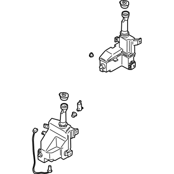 Mazda Protege5 Windshield Washer Fluid Reservoir - BN5V-67-480A
