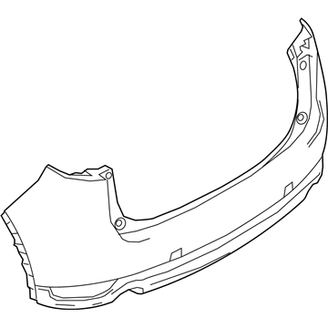Mazda Bumper Cover - KBYB-50-22XB-BB