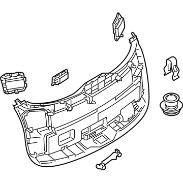 Mazda TK48-68-960F-02 Lower Trim Panel