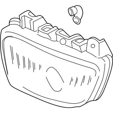 Mazda Fog Light Lens - L081-51-68X