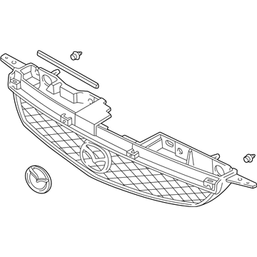 Mazda Protege Grille - BL8D-50-71Y
