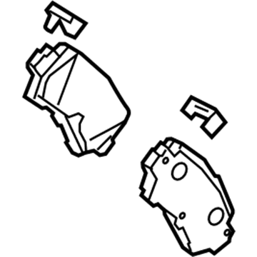 Mazda CX-5 Brake Pads - K0Y1-26-48ZD