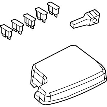 Mazda TK48-66-76YD Fuse Box Cover
