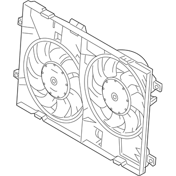 Mazda 6 Radiator fan - CA07-15-025B