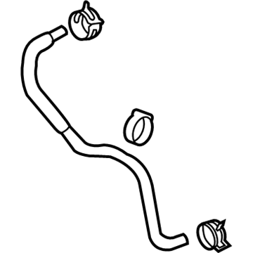 Mazda LF8N-15-260A By-Pass Hose