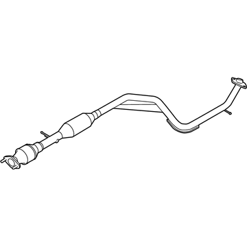 Mazda 5 Exhaust Pipe - LFZ3-20-55XC