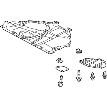 Mazda B61K-56-110A Under Cover