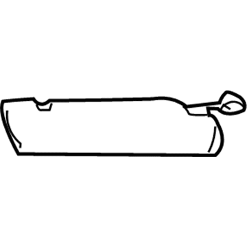 Mazda B4000 Sun Visor - ZZR169270A07