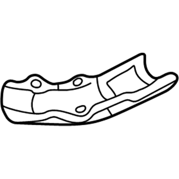 Mazda Protege Exhaust Heat Shield - ZM01-40-820D