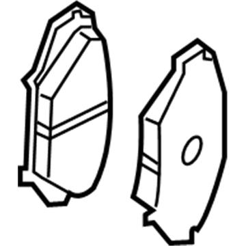 Mazda RX-8 Brake Pads - F1Y2-33-28Z