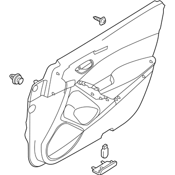 Mazda GJR9-68-420N-02 Door Trim Panel