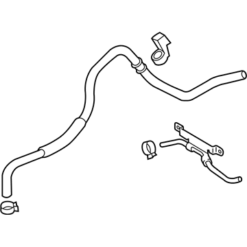 Mazda 2 Brake Booster Vacuum Hose - DF71-43-490E