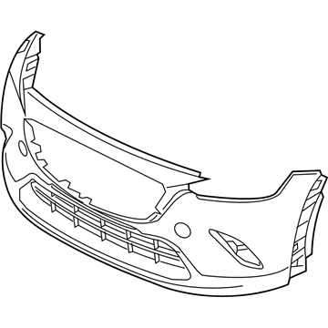 Mazda CX-3 Bumper Cover - DF8G-50-031D-BB