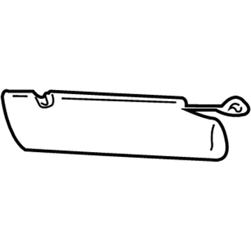 Mazda B4000 Sun Visor - 1FAB-69-210