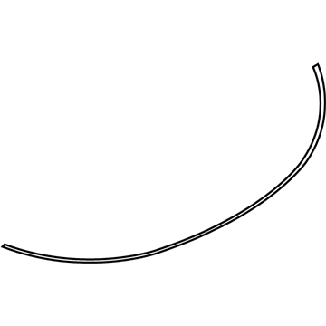 Mazda TK48-50-814A Upper Molding Seal