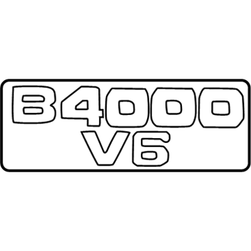Mazda B4000 Emblem - ZZM5-51-714