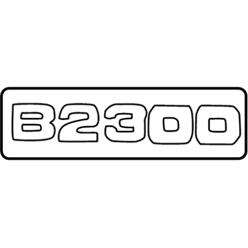 Mazda B2300 Emblem - ZZM4-51-714